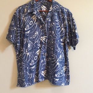 Patagonia Floral 100% Cotton Top Size Small Men’s